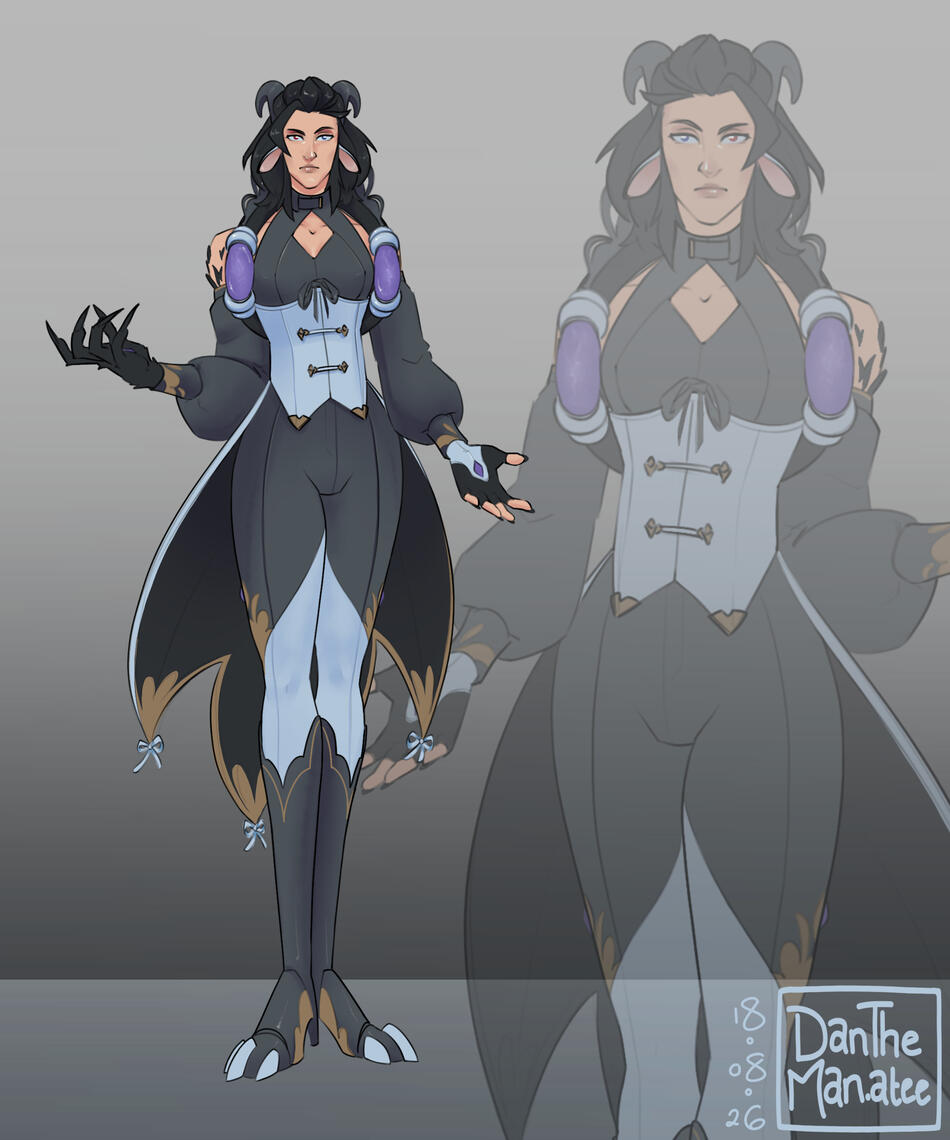 Moira "Fleece and Fangs" skin concept